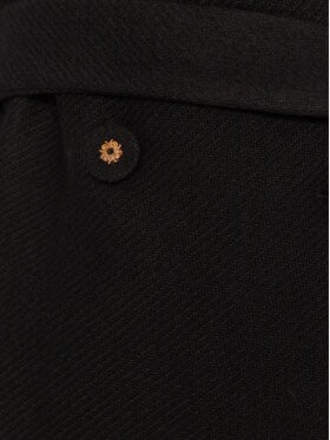 Rinascimento Płaszcz wełniany CFC0126222003 Czarny Slim Fit