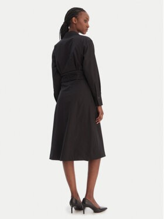 BOSS Sukienka koszulowa Drepill 50553673 Czarny Regular Fit