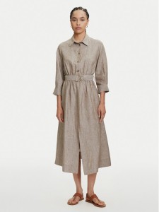 KAOS Sukienka codzienna RP1MR046 Szary Regular Fit