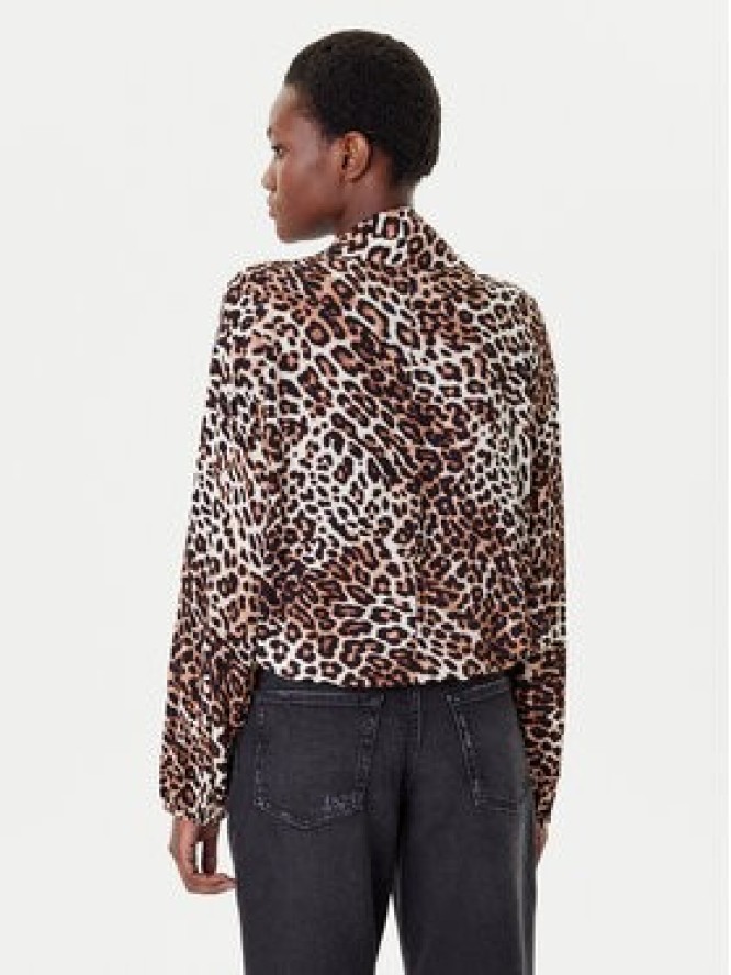 HUGO Bluzka Cunea-1 50546781 Brązowy Oversize