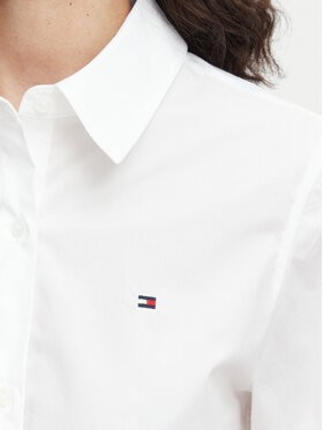 Tommy Hilfiger Koszula WW0WW47169 Biały Regular Fit