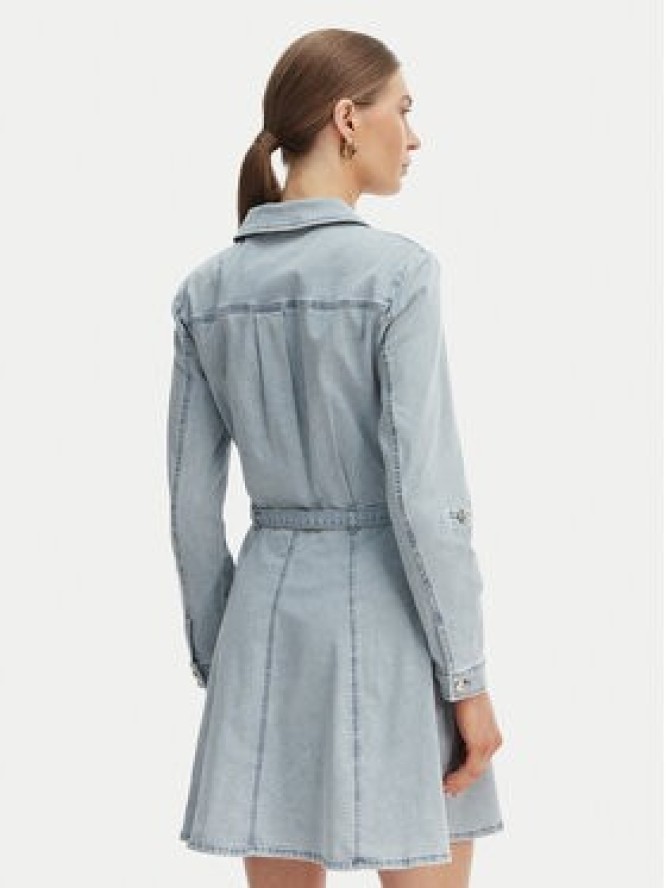 Morgan Sukienka jeansowa 261-RODEX Błękitny Slim Fit