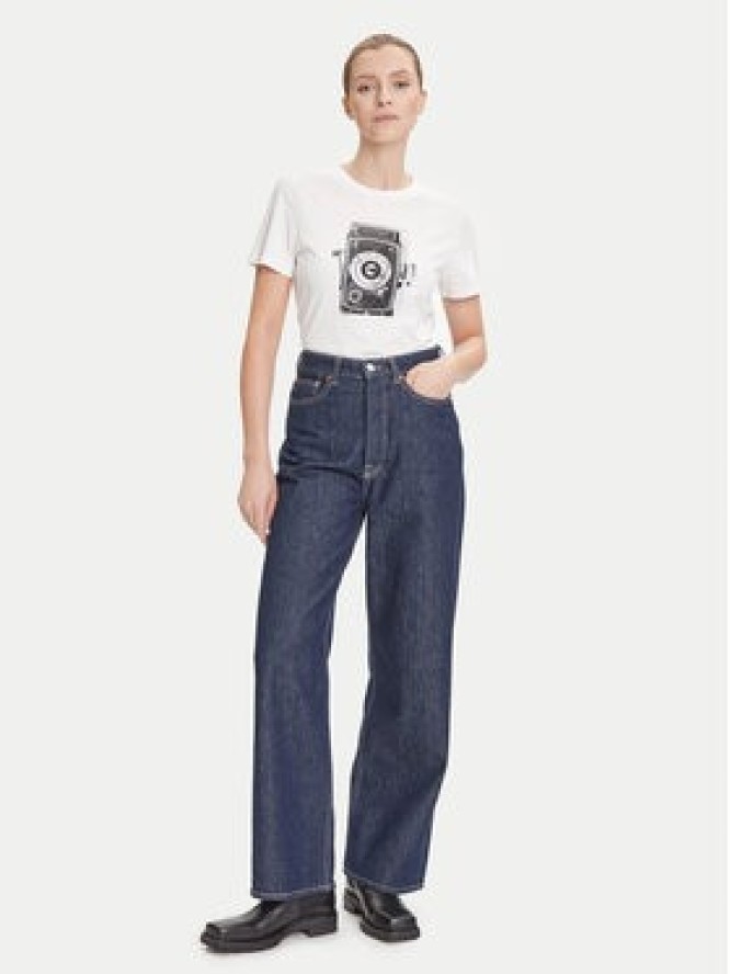 Weekend Max Mara T-Shirt Guglia 2525976031 Biały Regular Fit