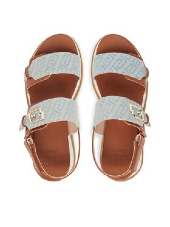 Liu Jo Sandały Fiona 02 BA6087 EX350 Błękitny