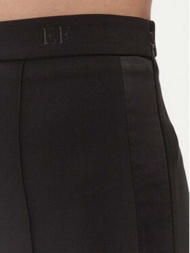 Elisabetta Franchi Spodnie materiałowe PA-082-51E2-V320 Czarny Regular Fit