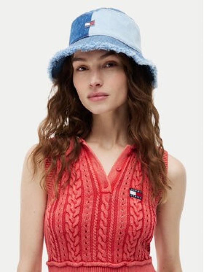 Tommy Jeans Kapelusz AW0AW18363 Niebieski