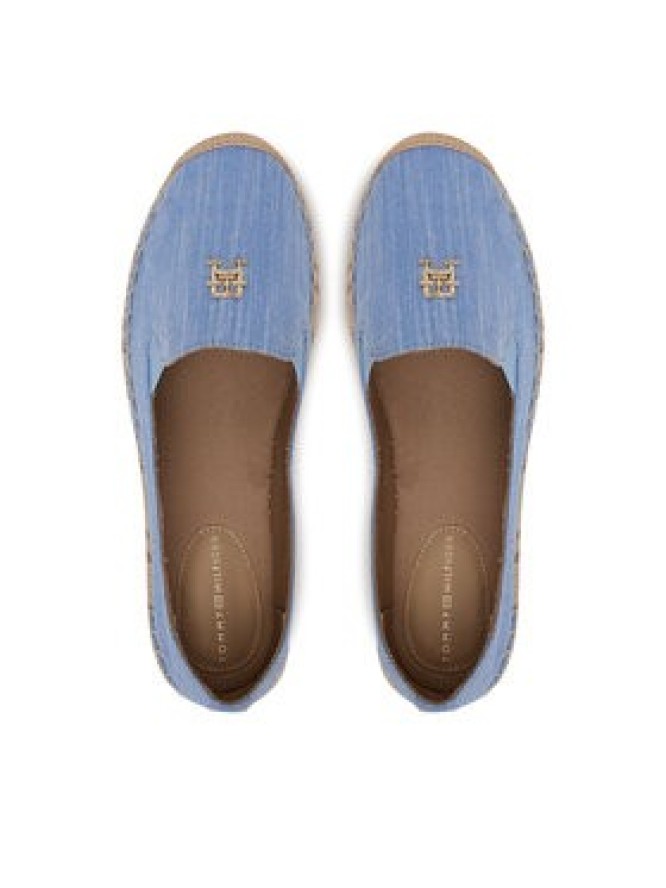 Tommy Hilfiger Espadryle Chambray Espadrille FW0FW08539 Niebieski
