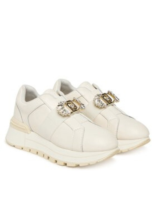 Liu Jo Sneakersy Amazing 40 BF5045 P0102 Écru