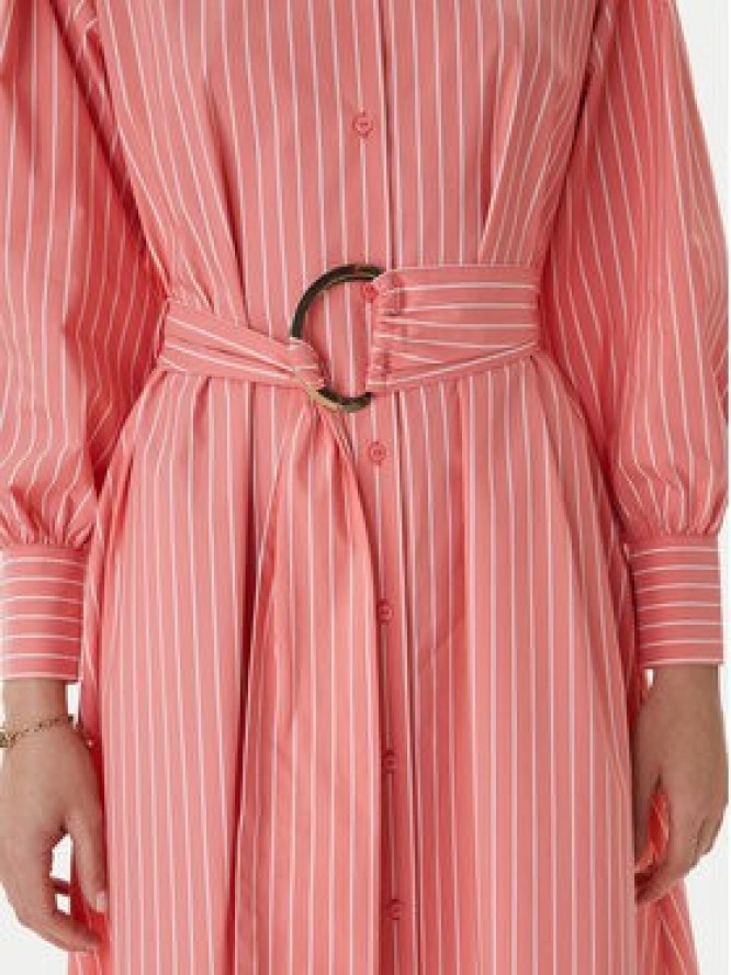 LOLA CASADEMUNT Sukienka koszulowa MS2616039 Koralowy Regular Fit