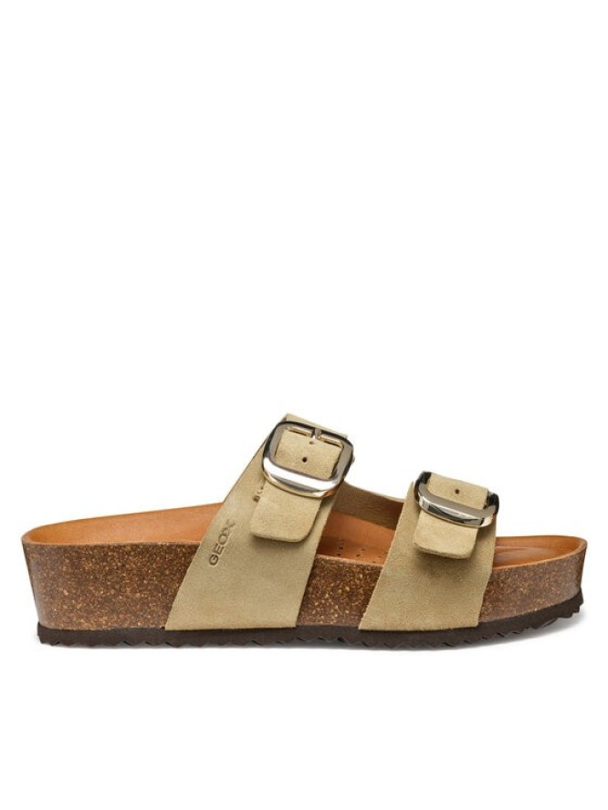 Geox Klapki D Brionia H D551DA 00022 C6738 Beżowy