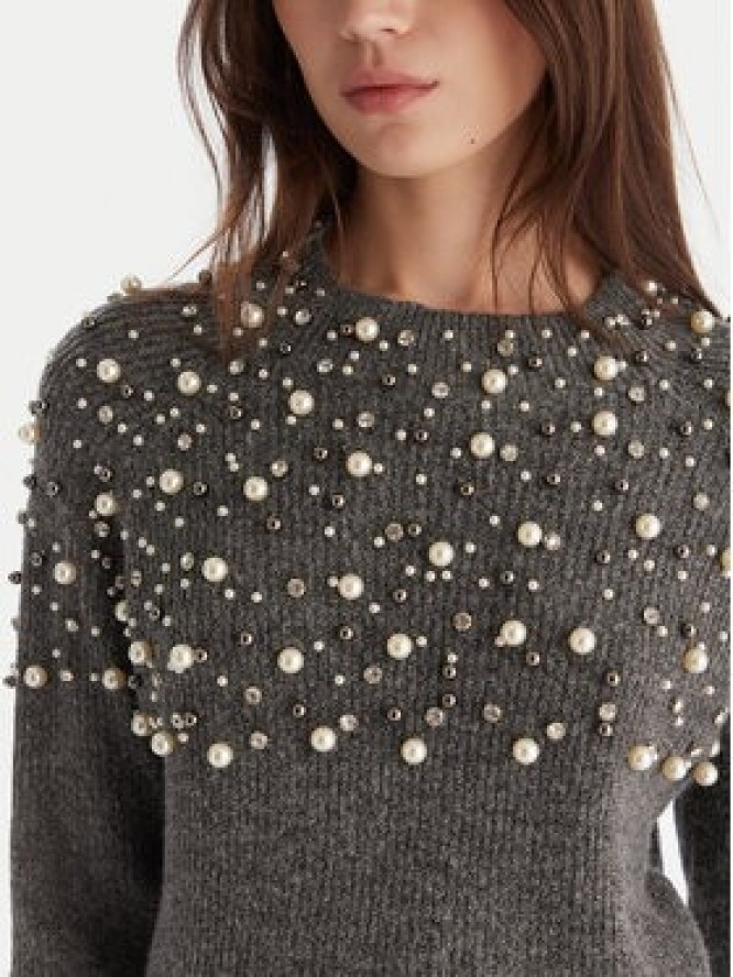 Artigli Sweter ACMA002813 Szary Regular Fit