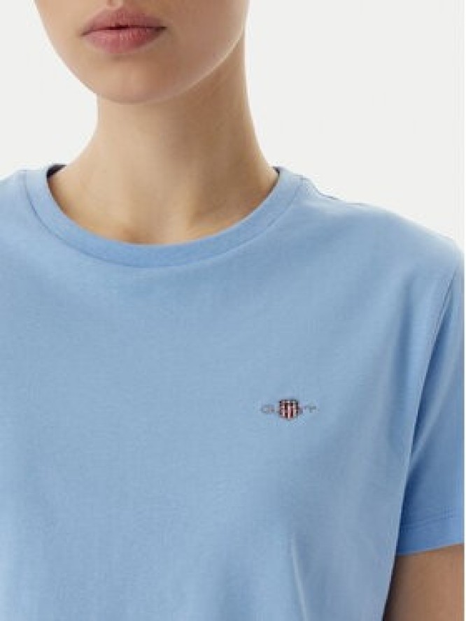 Gant T-Shirt 4200200 Niebieski Regular Fit