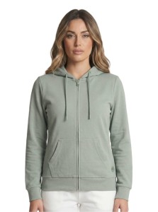 Bluza damska z kapturem zapinana na zamek Never Without