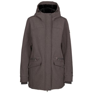 Trespass Anza - Damska kurtka softshellowa Dark Grey Marl
