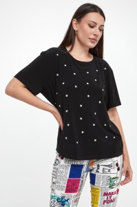 Bluzka damska z dżetami JOSEPH RIBKOFF