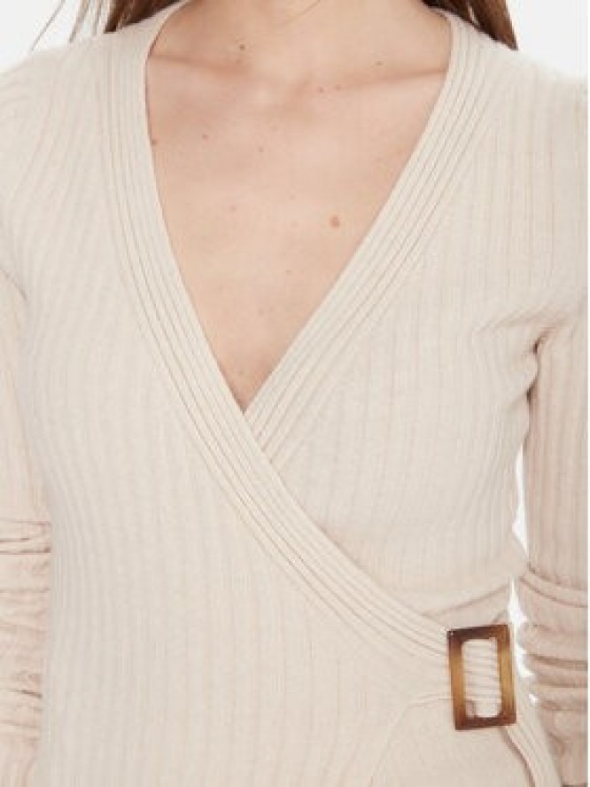 Kontatto Kardigan 3M0954C Écru Slim Fit