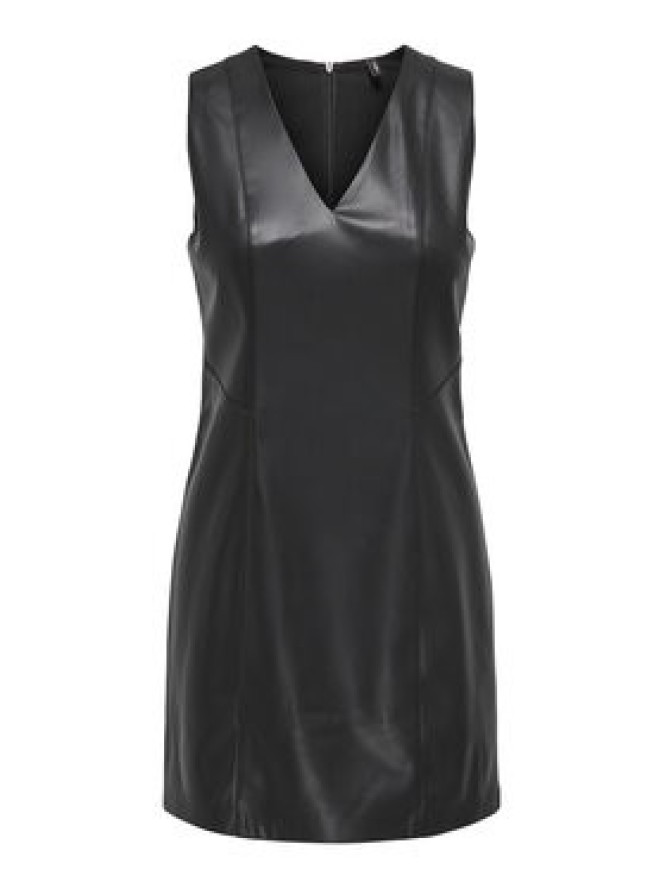 ONLY Sukienka z imitacji skóry Nelly 15360558 Czarny Slim Fit