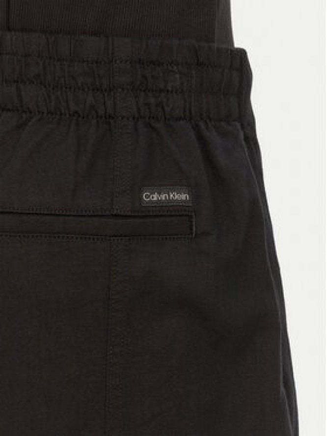 Calvin Klein Jeans Bermudy J20J225219 Czarny Relaxed Fit