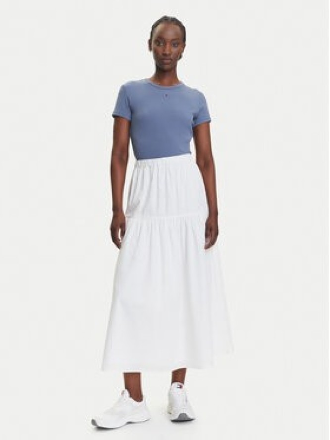 Tommy Jeans T-Shirt Essential DW0DW17383 Niebieski Slim Fit