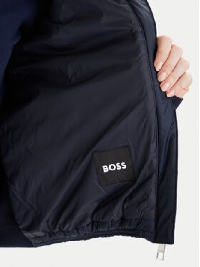 BOSS Kurtka bomber Pidina 50543236 Granatowy Regular Fit