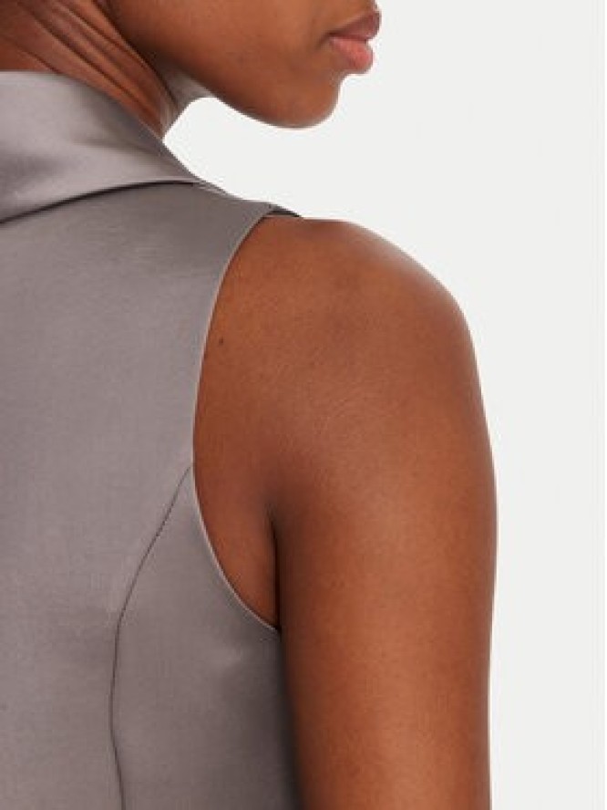 Rinascimento Kamizelka garniturowa CFC0124958003 Beżowy Slim Fit