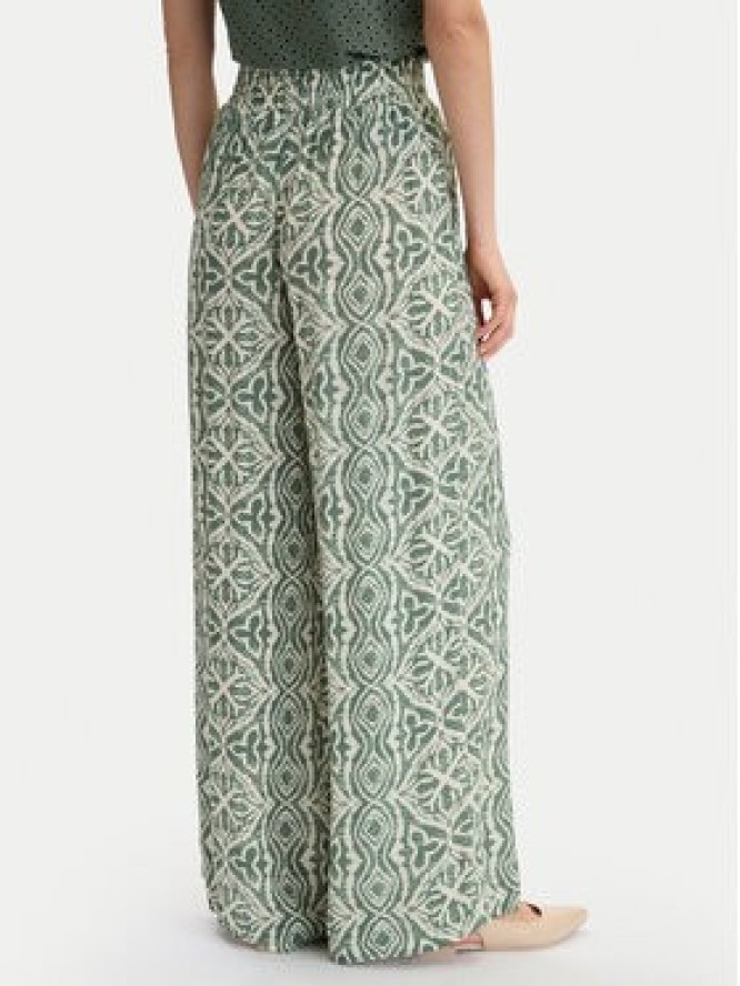 Vero Moda Spodnie materiałowe Menny 10282478 Zielony Wide Leg