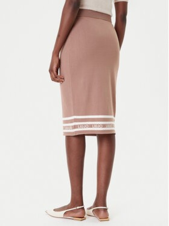 Liu Jo Sport Spódnica ołówkowa TF5217 MS63L Brązowy Regular Fit