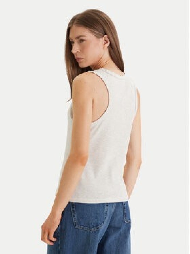 Calvin Klein Jeans Top LV047F232G Beżowy Regular Fit