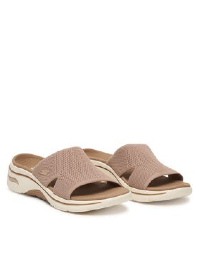 Skechers Klapki Gowalk Arch Fit 2.0 - Dakota 140865/TAN Beżowy