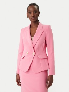 Rinascimento Marynarka CFC0128643003 Różowy Regular Fit