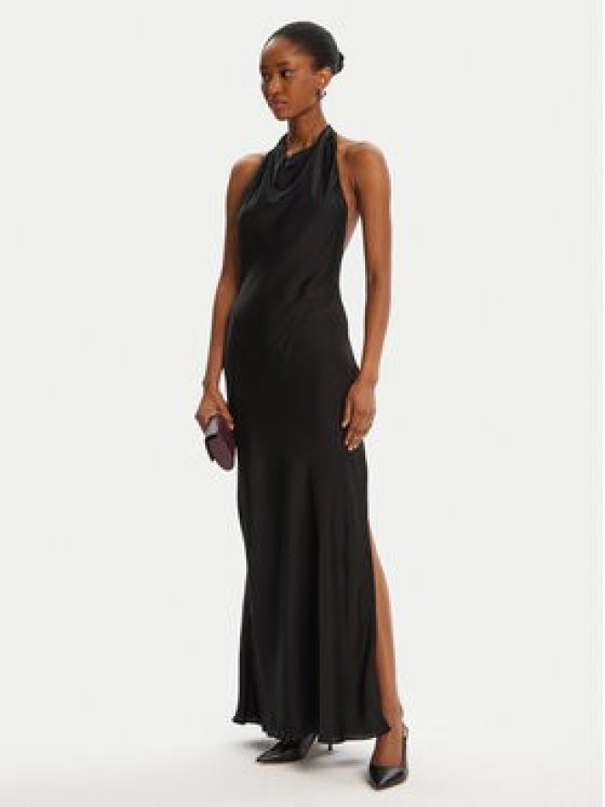 Bardot Sukienka wieczorowa Similina Halter Maxi 59919DB Czarny Regular Fit