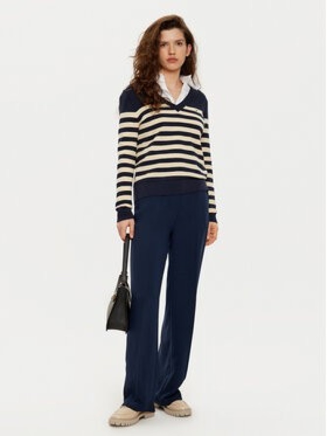 Tommy Hilfiger Spodnie materiałowe WW0WW45445 Granatowy Regular Fit