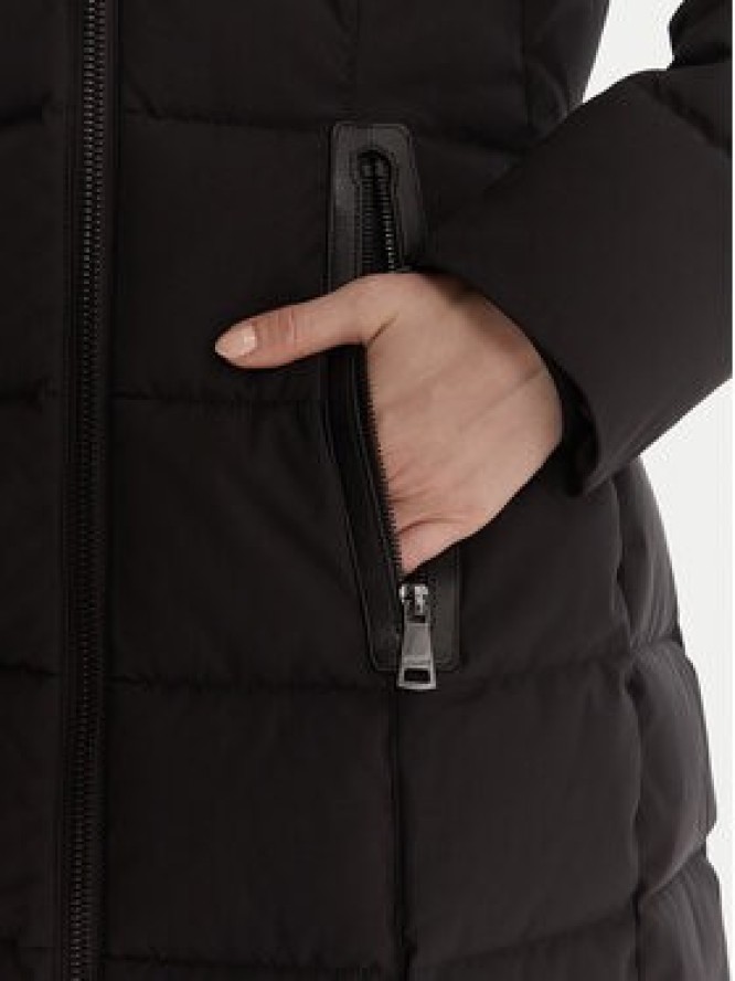 DKNY Kurtka zimowa DLEMPV01 Czarny Regular Fit