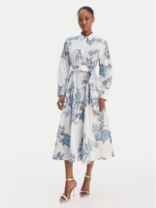 Marella Sukienka koszulowa Formica 2613221161 Błękitny Regular Fit