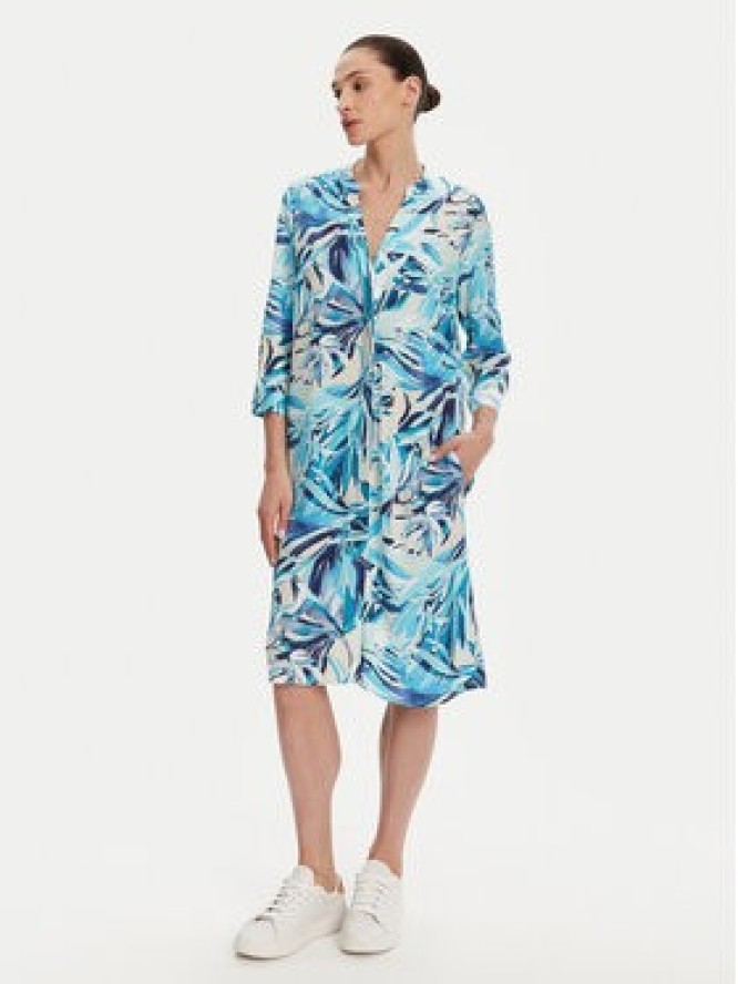 Olsen Sukienka koszulowa 13002008 Niebieski Regular Fit