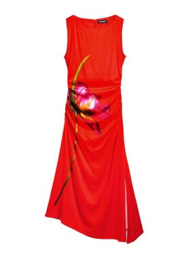 Desigual Sukienka codzienna Reims 25SWVW07 Czerwony Regular Fit