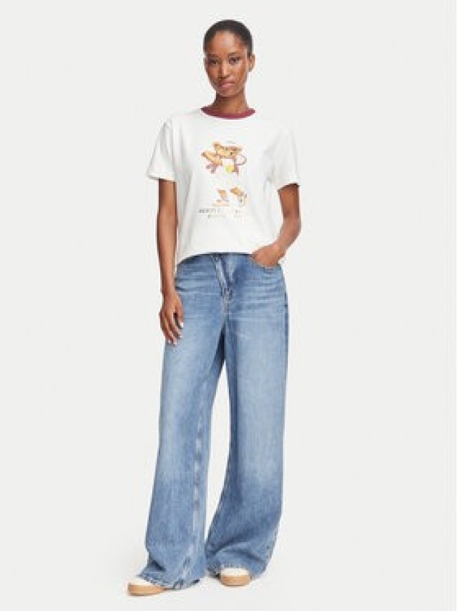 Guess T-Shirt V6BI14 K6742 Biały Regular Fit