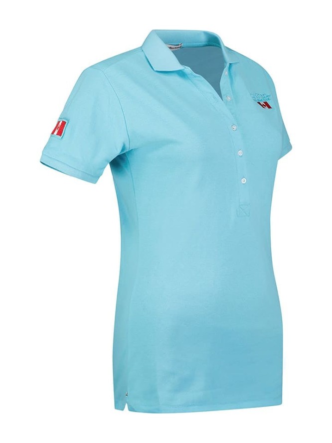 Canadian Peak Koszulka polo "Kellyeak" w kolorze błękitnym rozmiar: XXL