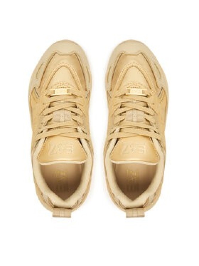 EA7 Emporio Armani Sneakersy 7X000306 AF18446 MZ147 Złoty