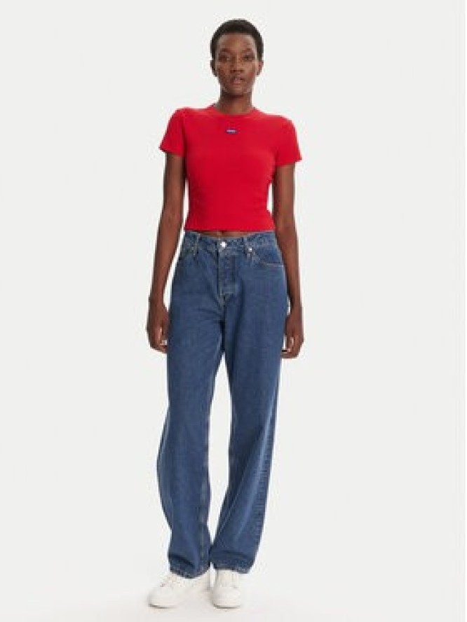 HUGO T-Shirt Baby 50510749 Czerwony Slim Fit