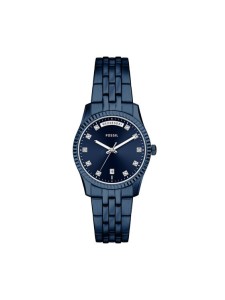 Fossil Zegarek Scarlette ES5476 Granatowy