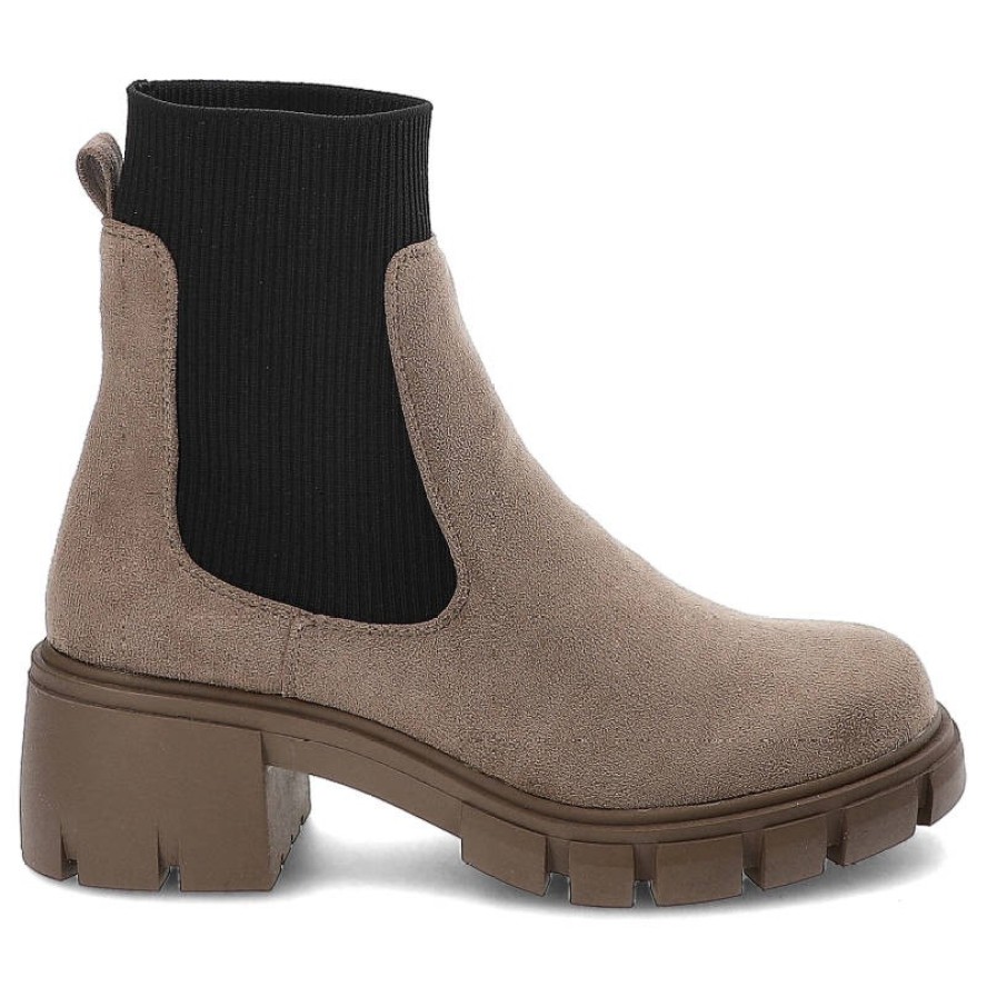 Szare Botki Filippo Modne Jesienne Buty Damskie