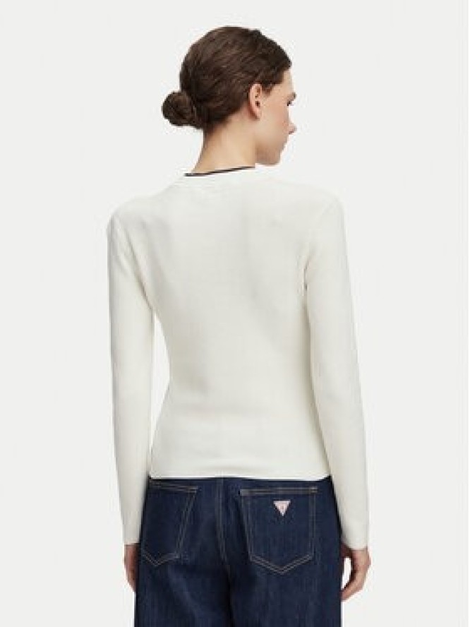 Calvin Klein Jeans Sweter LV047G309G Kremowy Regular Fit