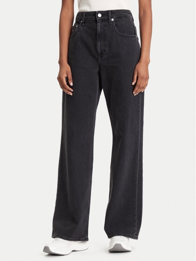 Tommy Jeans Jeansy Mia DW0DW20455 Czarny Relaxed Fit