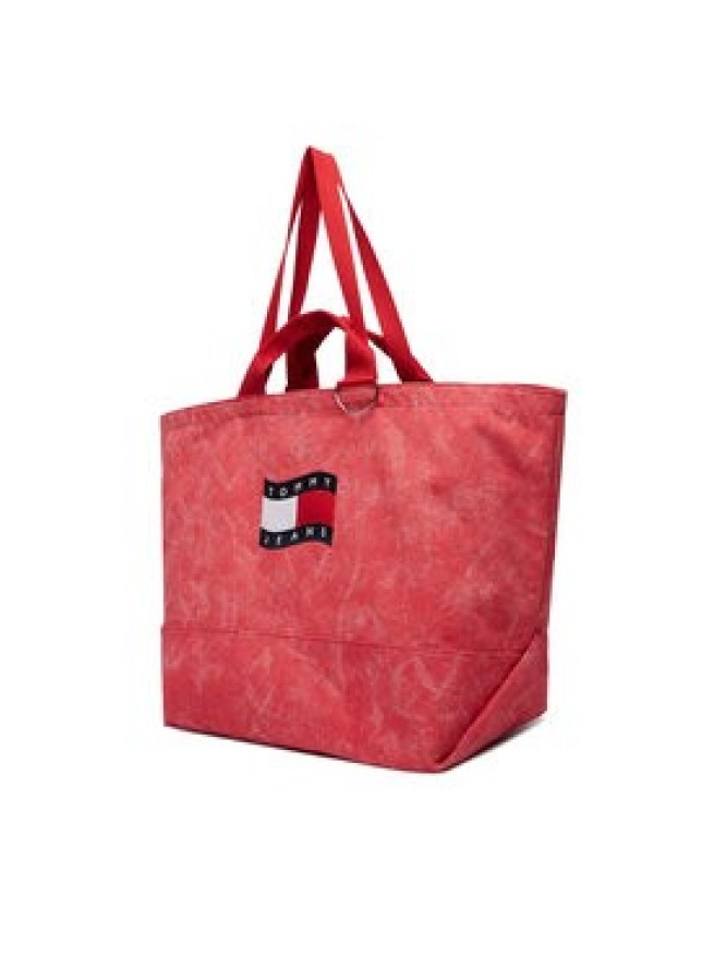 Tommy Jeans Torebka Tjw Wave Flag Med Tote AW0AW18466 Koralowy
