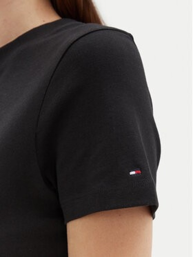Tommy Hilfiger Sukienka codzienna WW0WW45521 Czarny Regular Fit