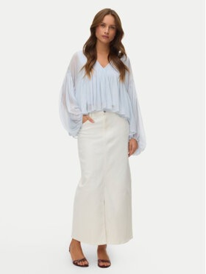 Vero Moda Bluzka Katie 10346404 Błękitny Regular Fit