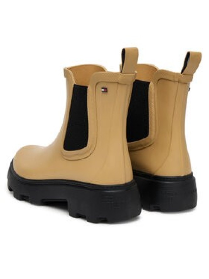 Tommy Hilfiger Kalosze Rubber Flag Cleated FW0FW08637 Brązowy