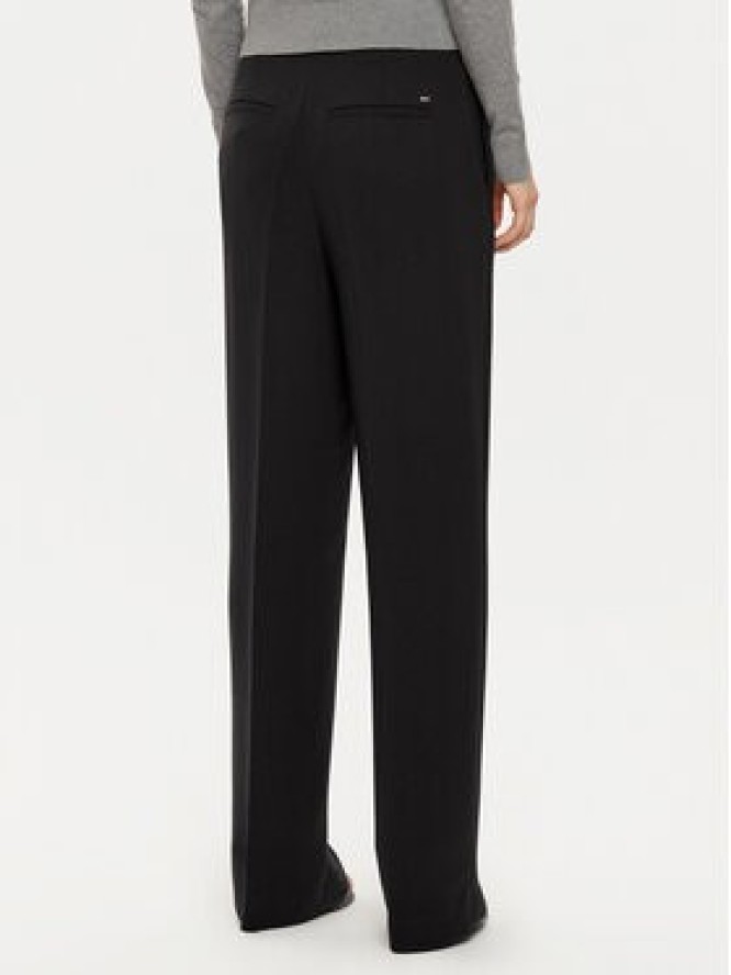 Tommy Hilfiger Spodnie materiałowe WW0WW45445 Czarny Regular Fit