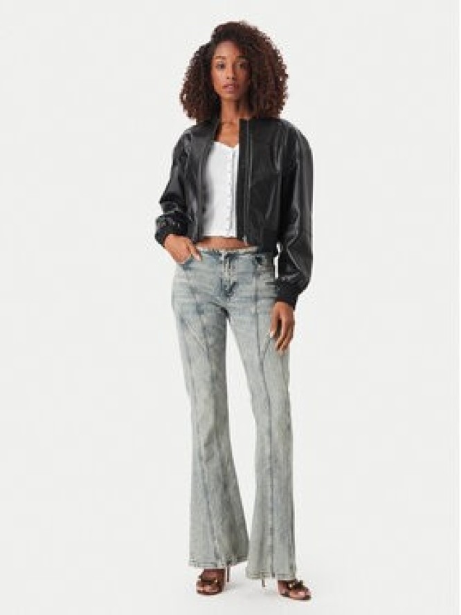 Guess Jeans Kurtka bomber W6YL01 W2525 Czarny Regular Fit